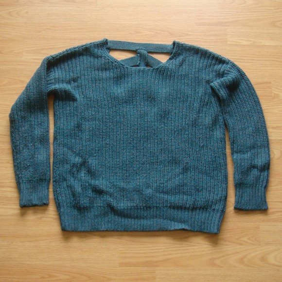 Urban Outfitters Sparkle & Fade Cross-Back Sweater | Size S - Picture 2 of 6